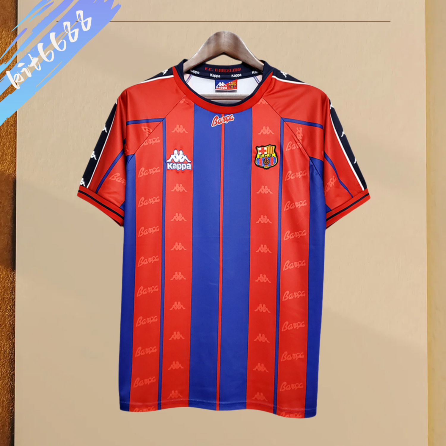 1997/1998 Barcelona Home Retro Football Shirt