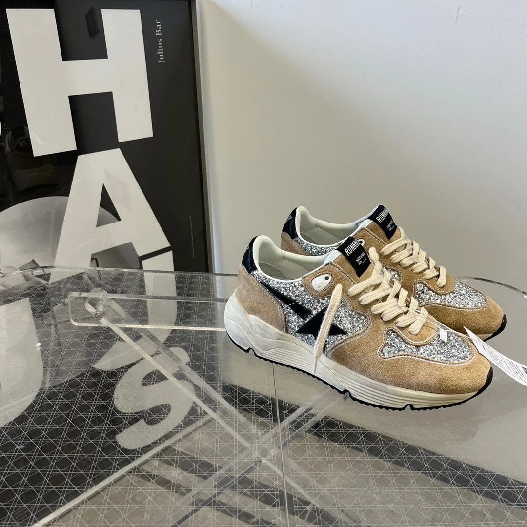 Golden Goose Running Sole Genuine Leather Running Shoes
