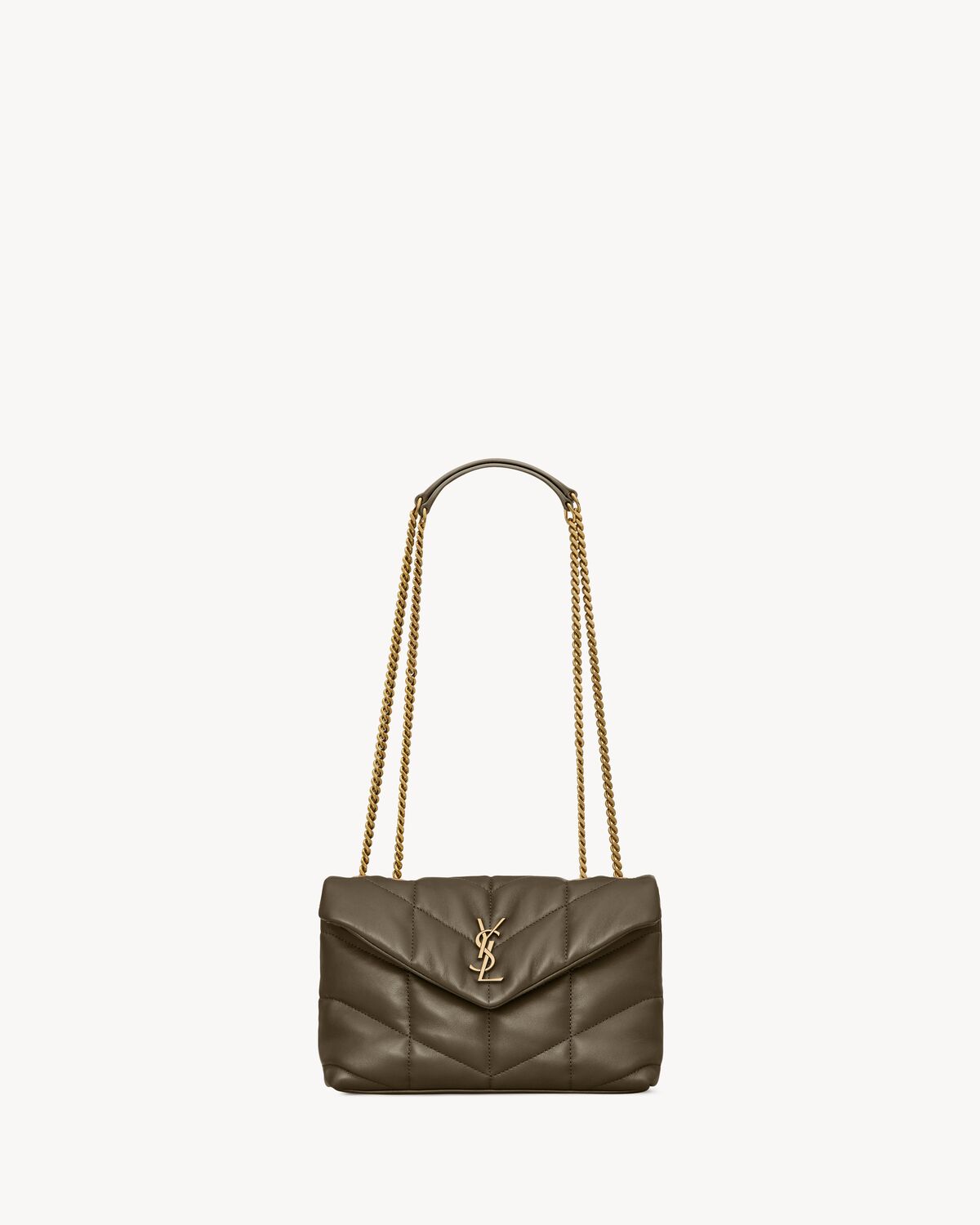Toy puffer in nappa leather LIGHT MUSK