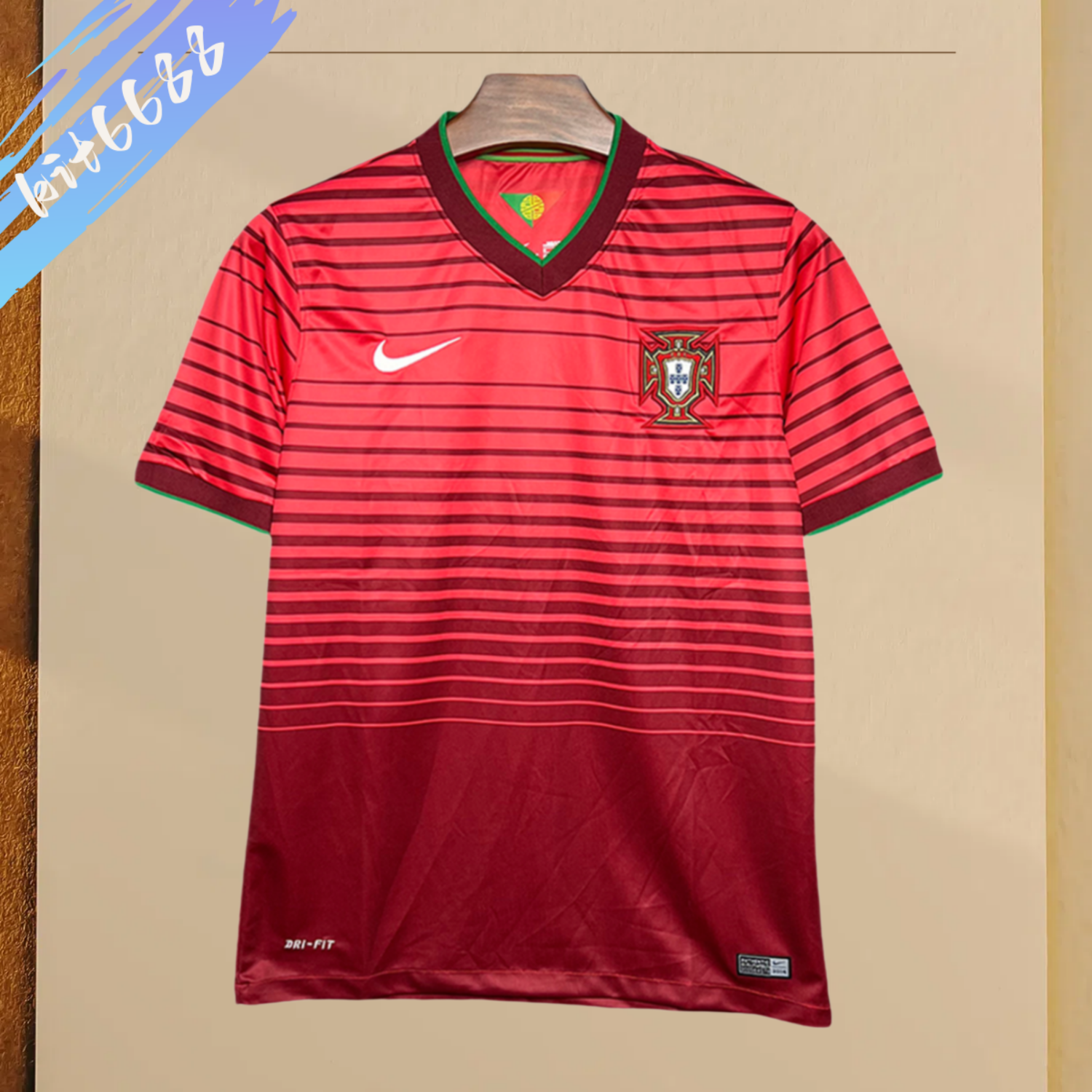 2014 Portugal Home Retro Football Shirt