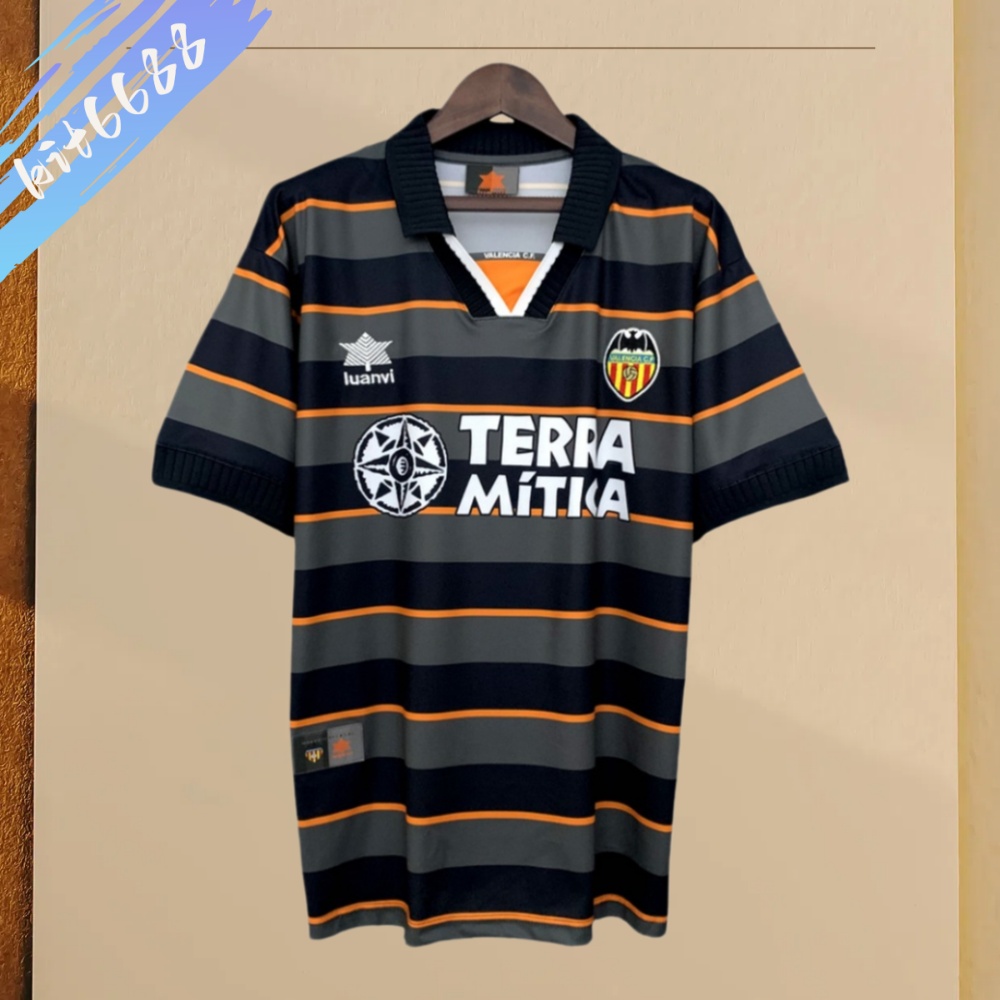 1999/2000 Valencia Away Retro Football Shirt