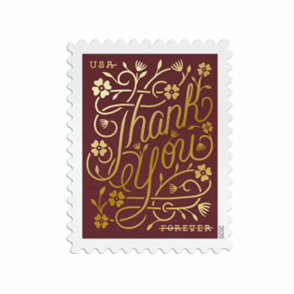 🎁【US FREE SHIPPING】100PCS-Thank You Stamps