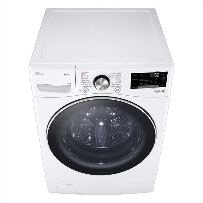 LG - Lavatrice AI DD F0P3020TSWC XL 20kg Classe B-Bianco