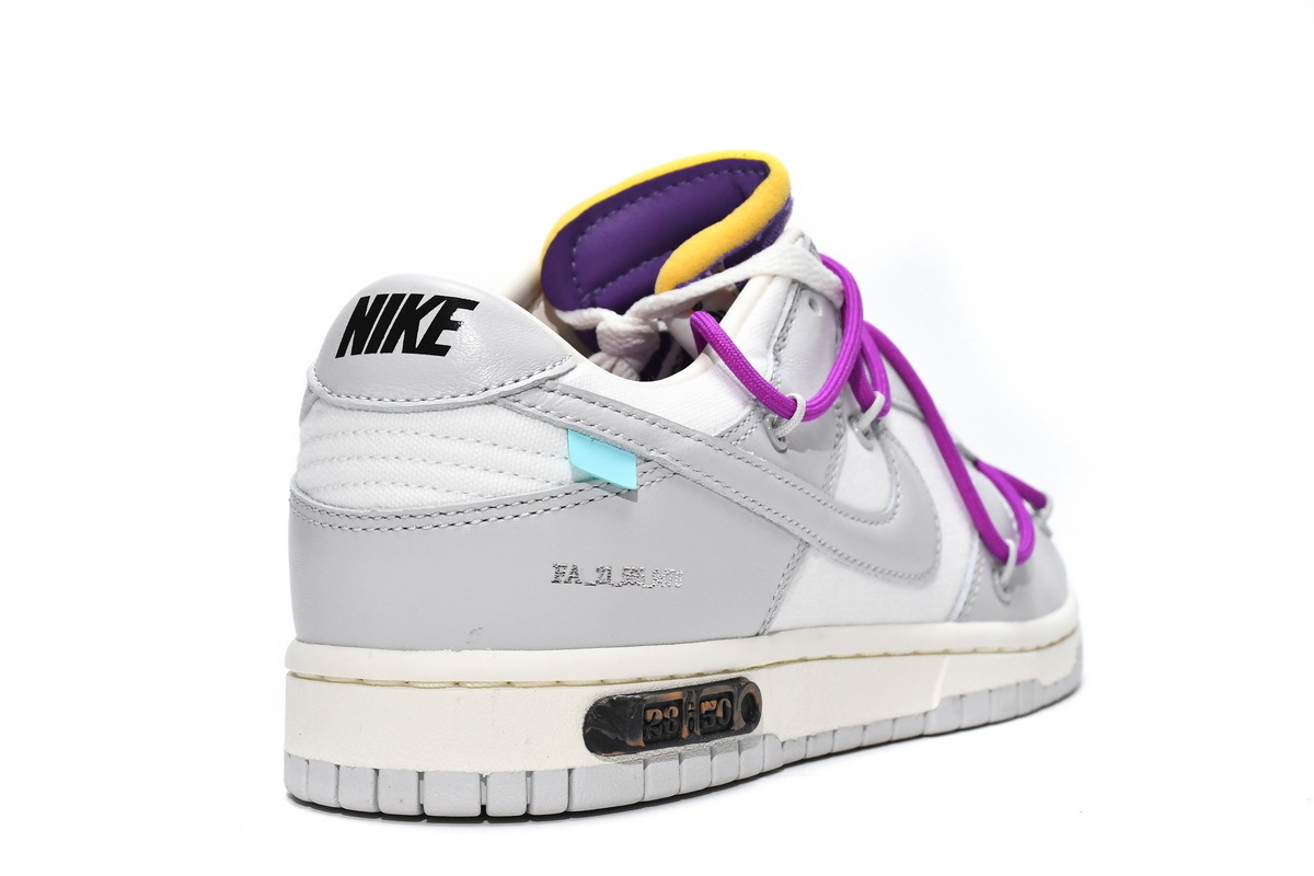 OFF WHITE x Nike Dunk SB Low The 50 NO.28 DM1602-111