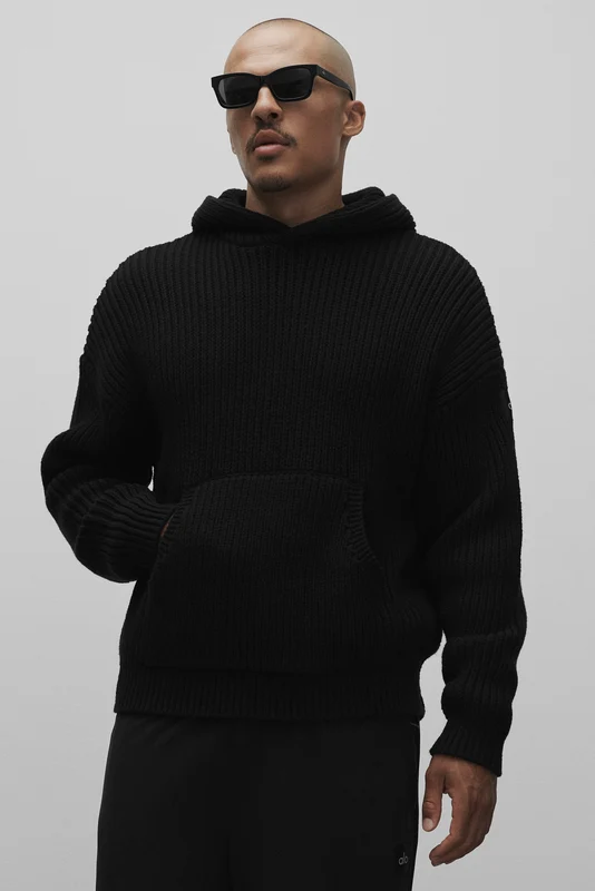 Chunky Knit Rewind Hoodie