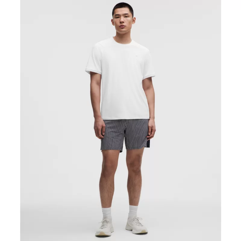 UV-Protective Textured Mesh Tennis Shirt