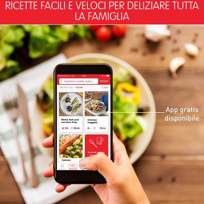 MOULINEX - Friggitrice ad aria EZ801D
