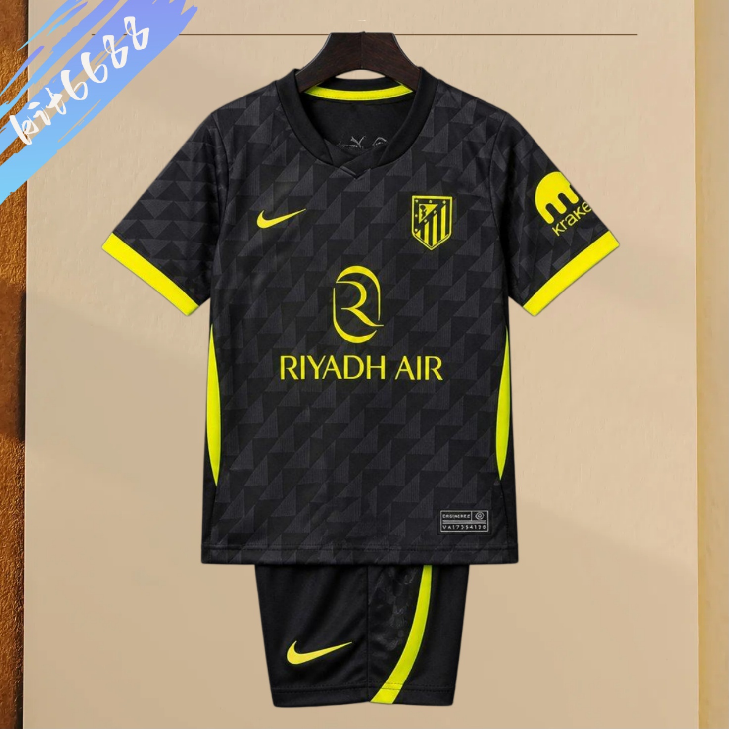 2026/2027 Atletico Madrid Away Football Kids Kit （Kids Kit socks）