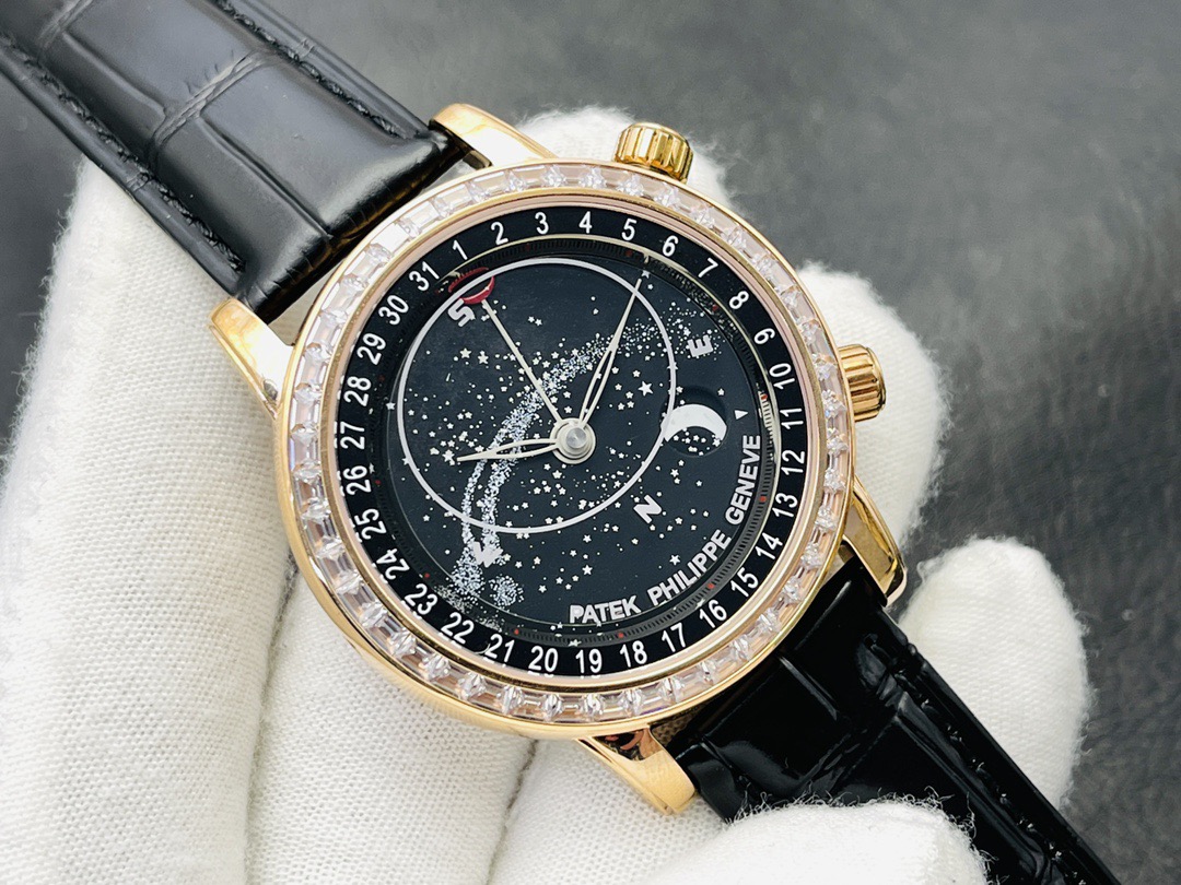 Patek Philippe Grand Complications Diamond & Rose Gold Celestial ref 6104R‑001 44mm