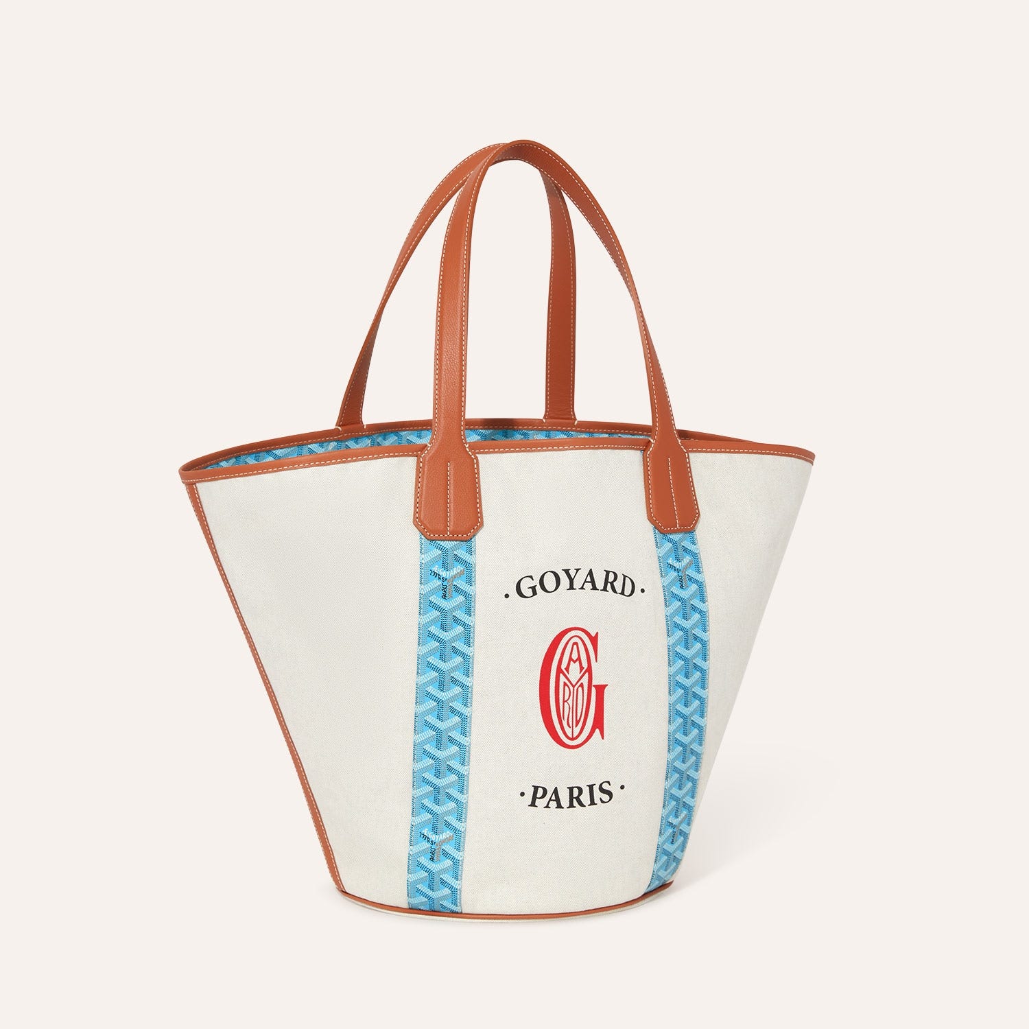 Belharra Bag Turquoise & Tan