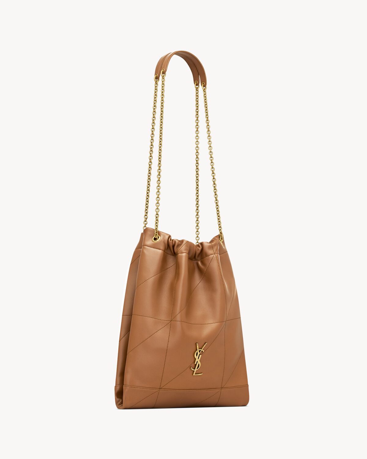 jamie pochon in lambskin BROWN