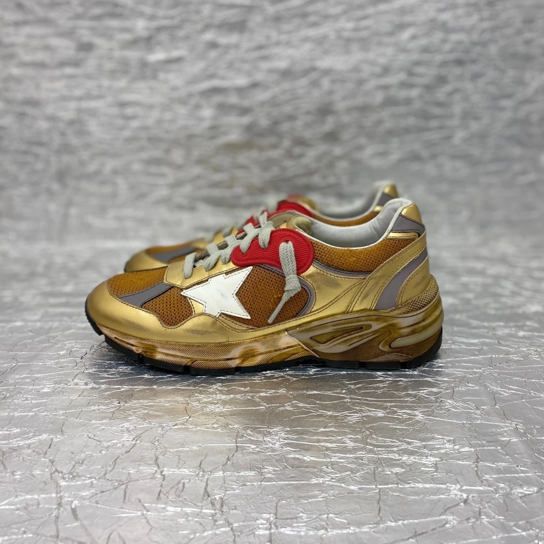 Golden Goose Running Sole Genuine Leather Running Shoes