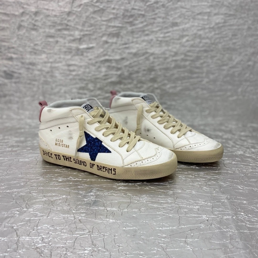 Golden Goose Mid Star Genuine Leather Custom Edition