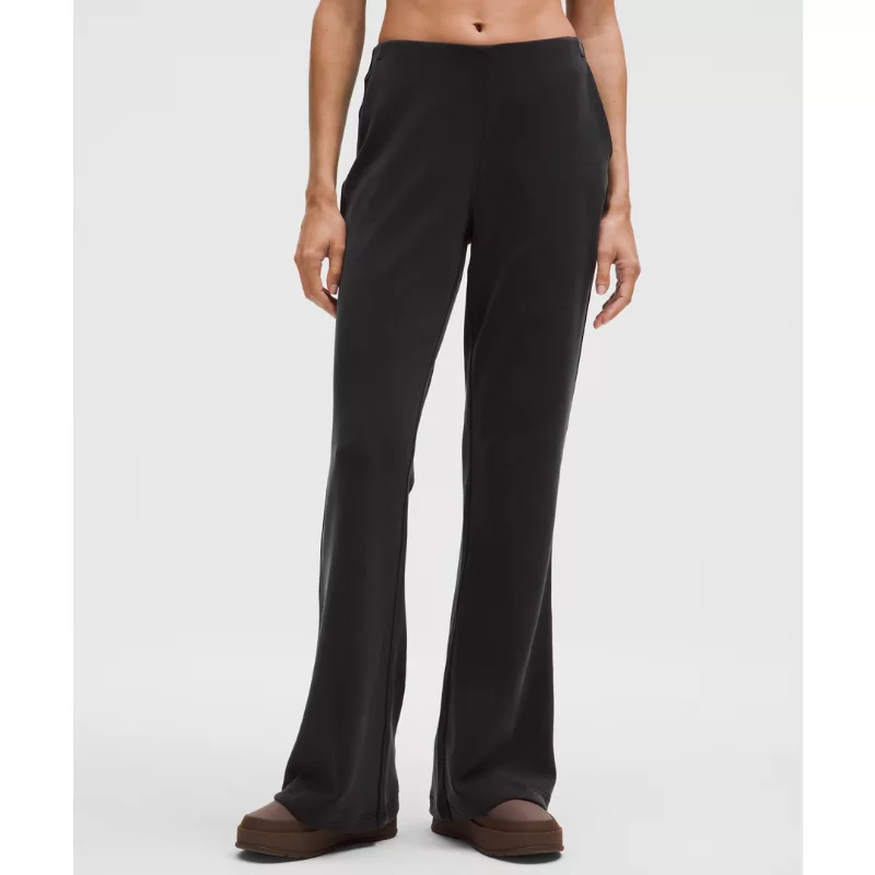 Brushed Softstreme Mid-Rise Flared Pant Regular