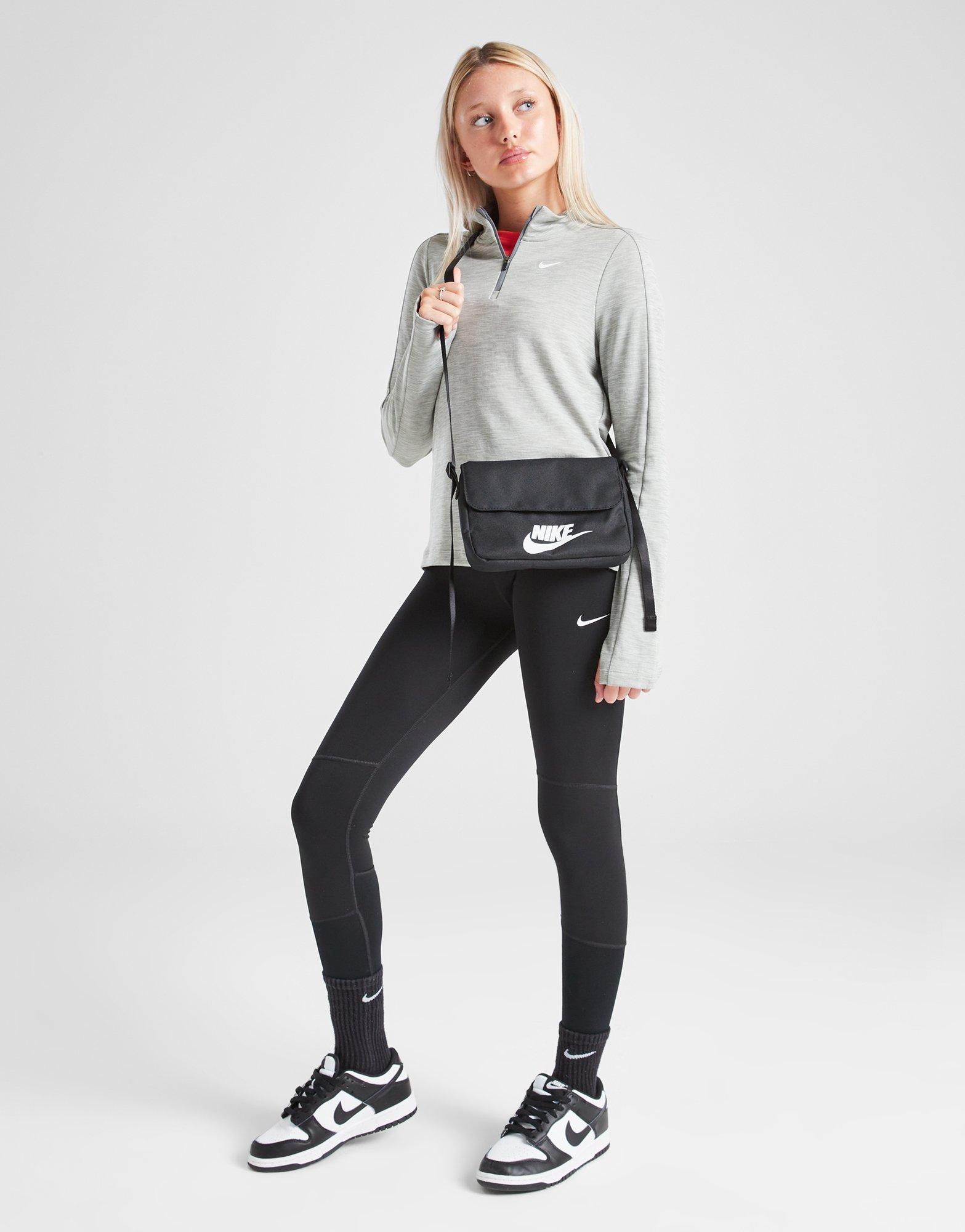 Nike Girls' Fitness Langarm Oberteil mit Halbreißverschluss Kinder