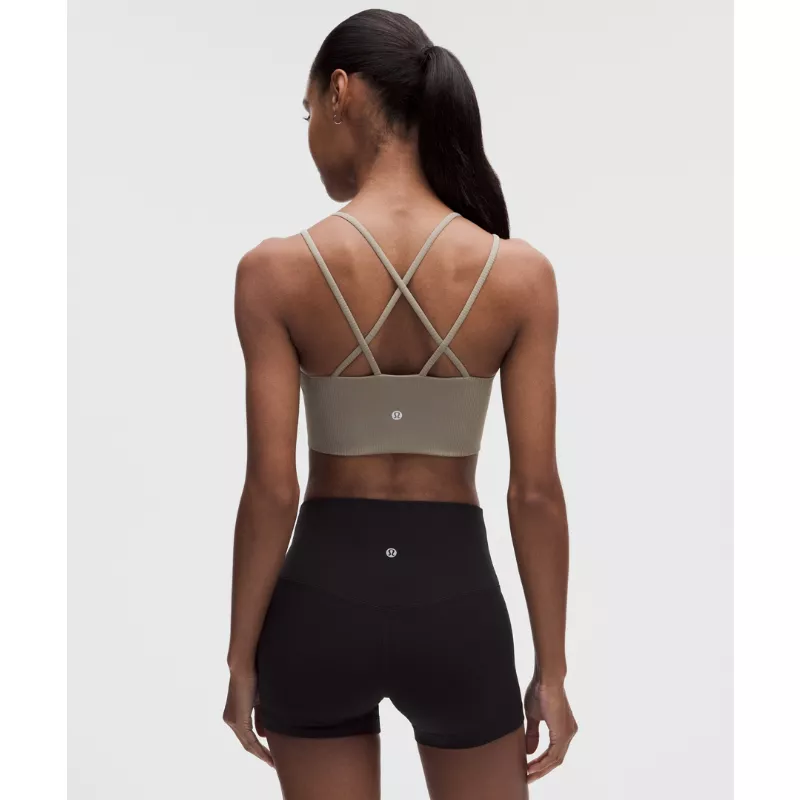 Like a Cloud Ribbed Longline Bra Light Support, B/C Cup