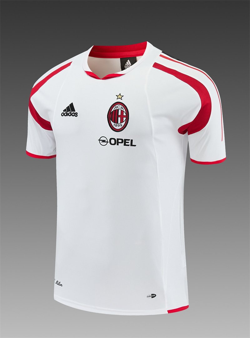 04/05 AC Milan retro training suit short sleeved football shirt