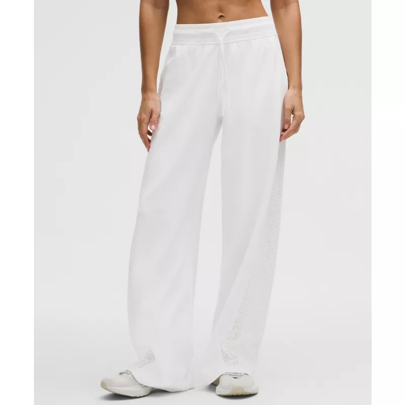 Engineered Knit Mesh Tennis Track Pant