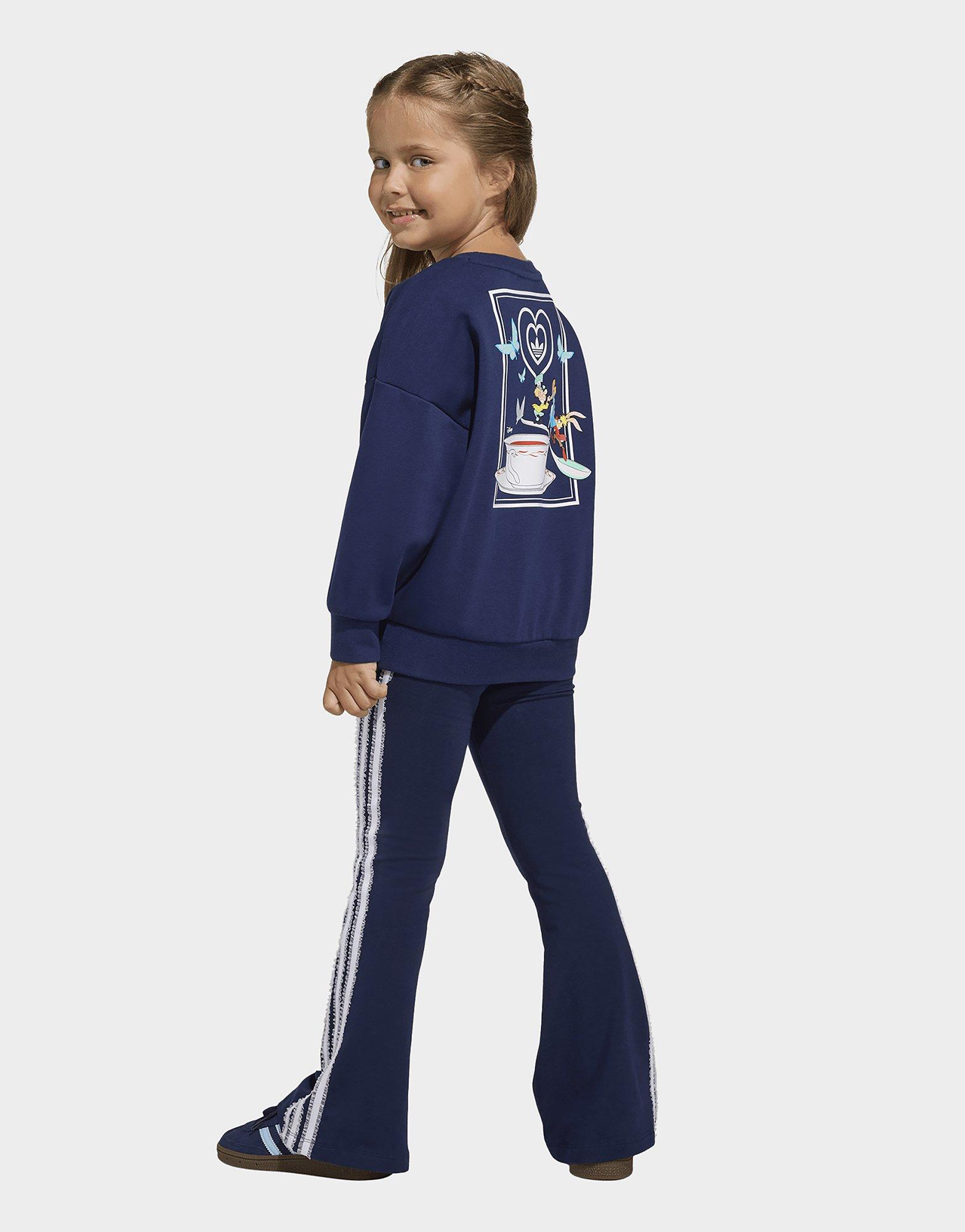 adidas ADIDAS DISNEY CREW FLARED LEGGINGS SET