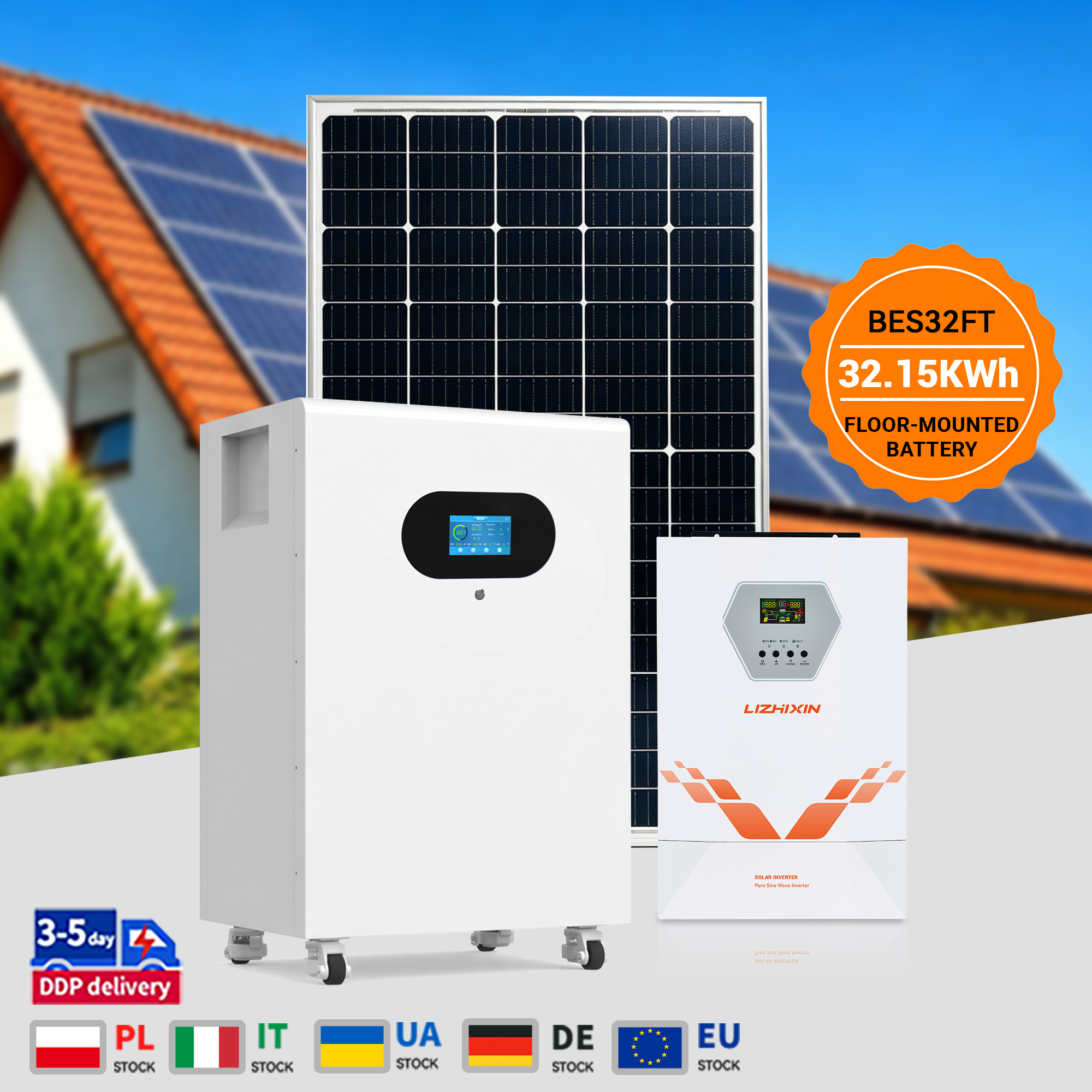 51.2V 628Ah 32.15KWH Floor standing Battery