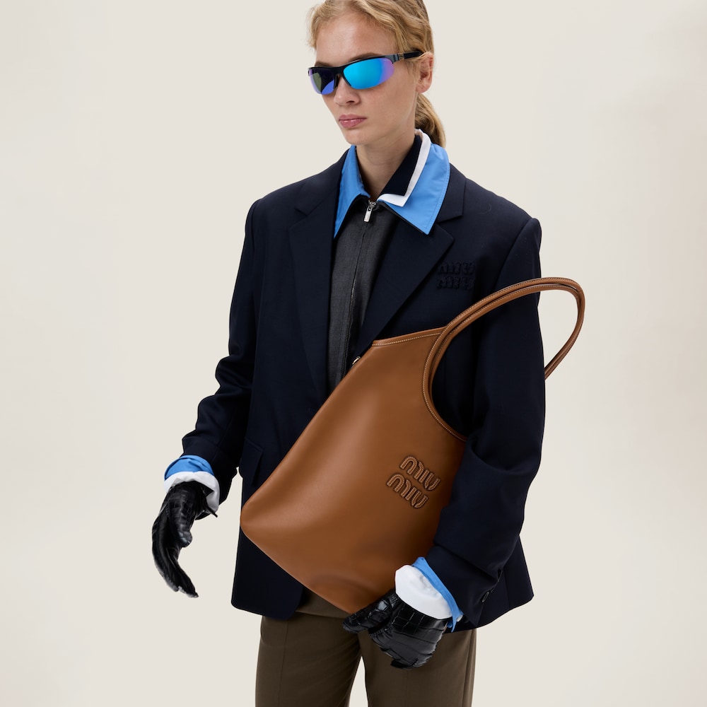 IVY leather bag Cognac