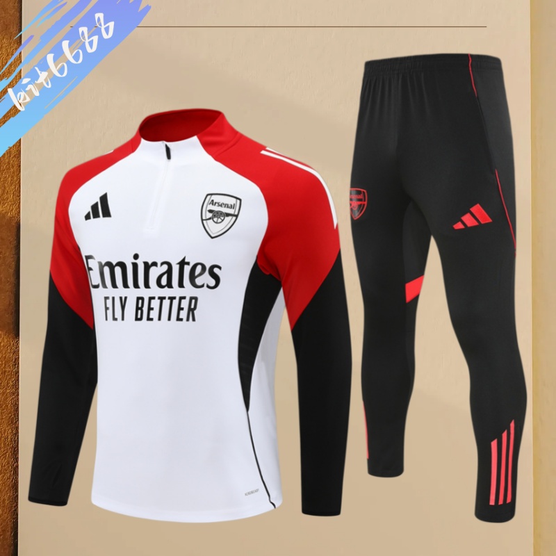 25/26 Arsenal Half Pull Training Uniform (adult Kids Kit)