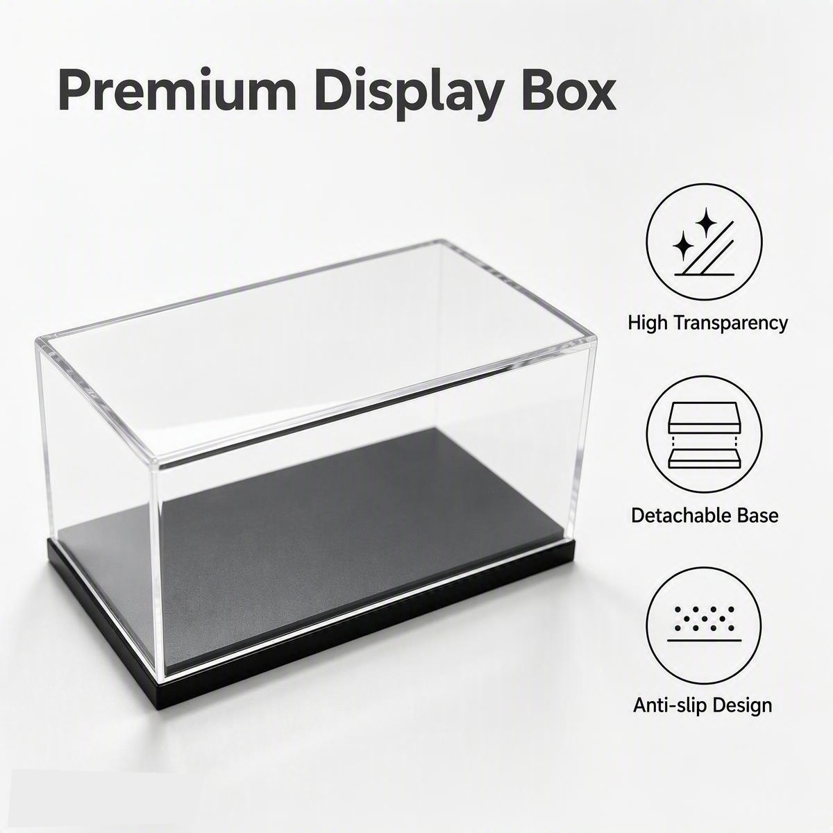 Minichamps Spark Bburago IXO Cast Iron F1 Car Model Transparent Display Box 1: 43 1: 64