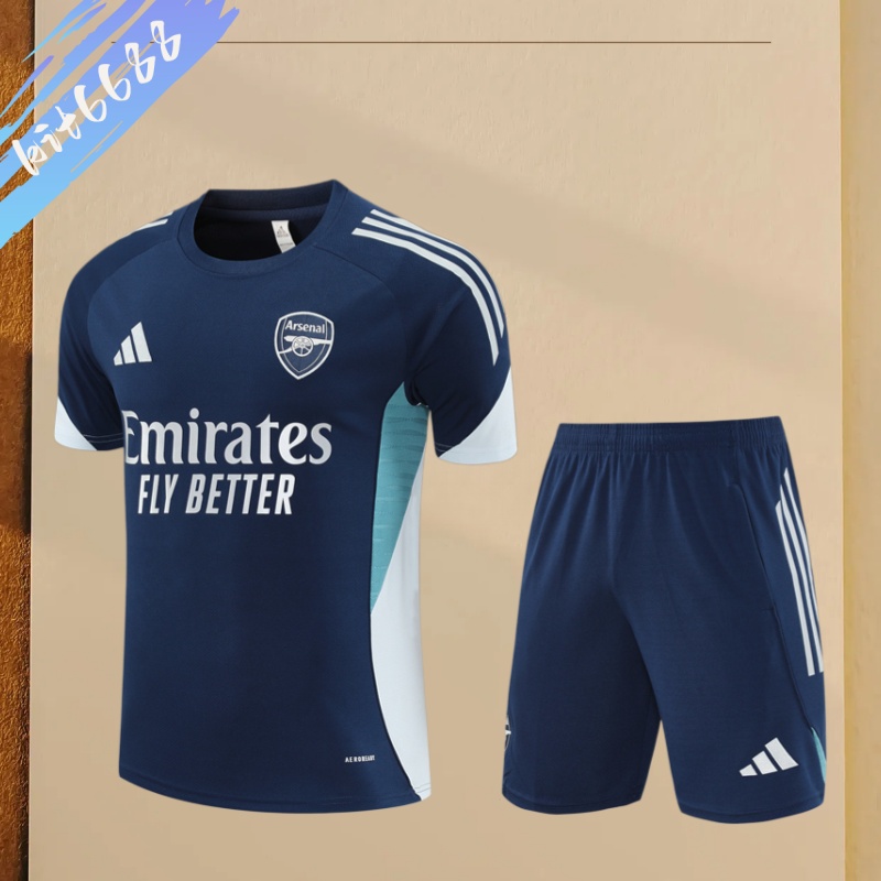 25/26 Arsenal Short sleeved Training Suit (Adult and Children's Set)