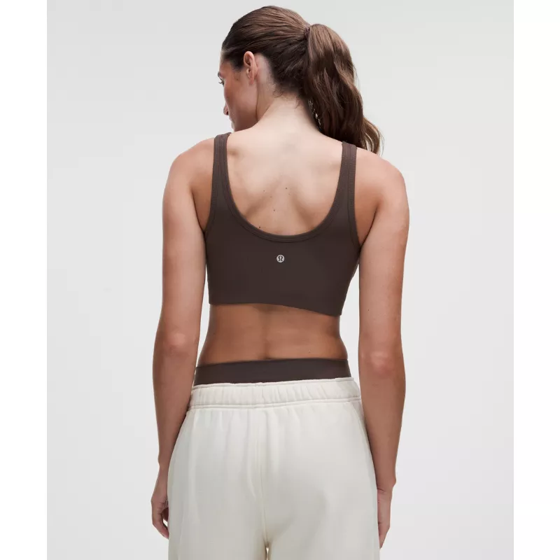 Nulu Ribbed Scoop-Neck Bra Light Support, B/C Cup