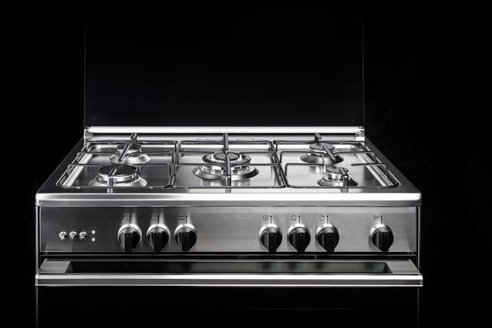 GLEM GAS - Cucina a gas U664VI Classe A-INOX