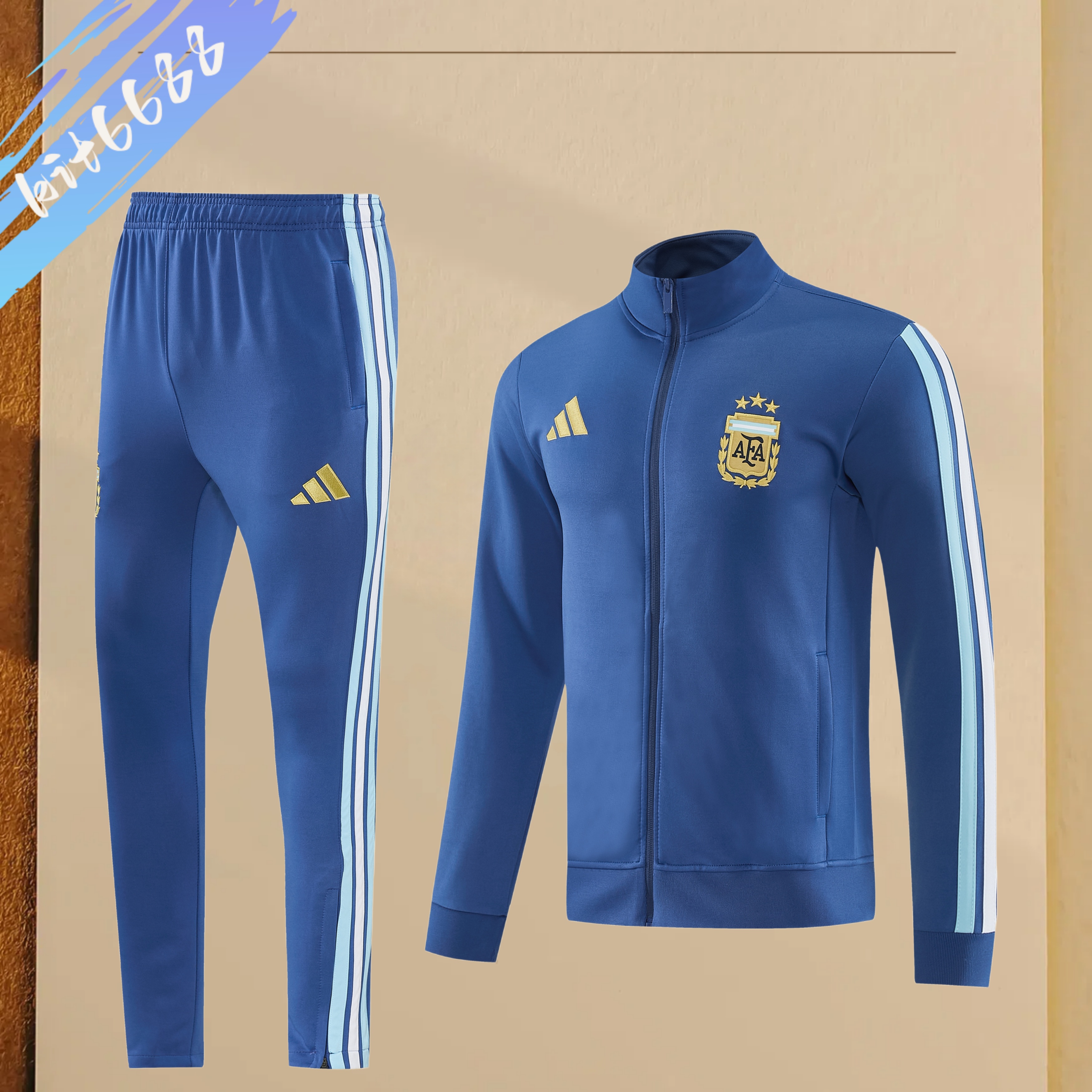 26/27 Argentina Full Zipper Training Suit (Adult Set)