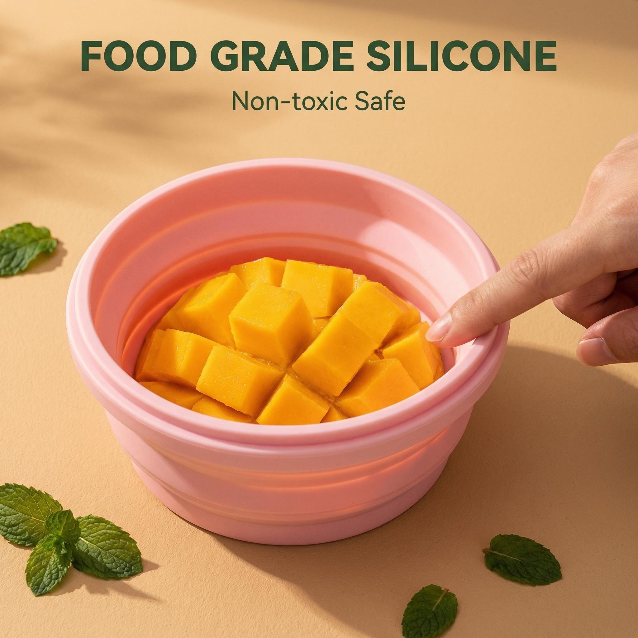 Foldable Silicone Lunch Box
