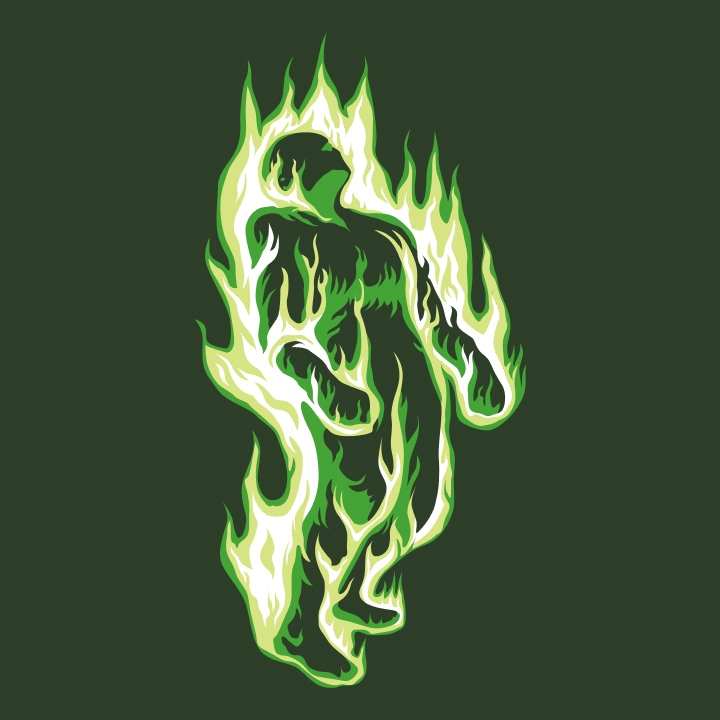 Burning Enemy Trooper