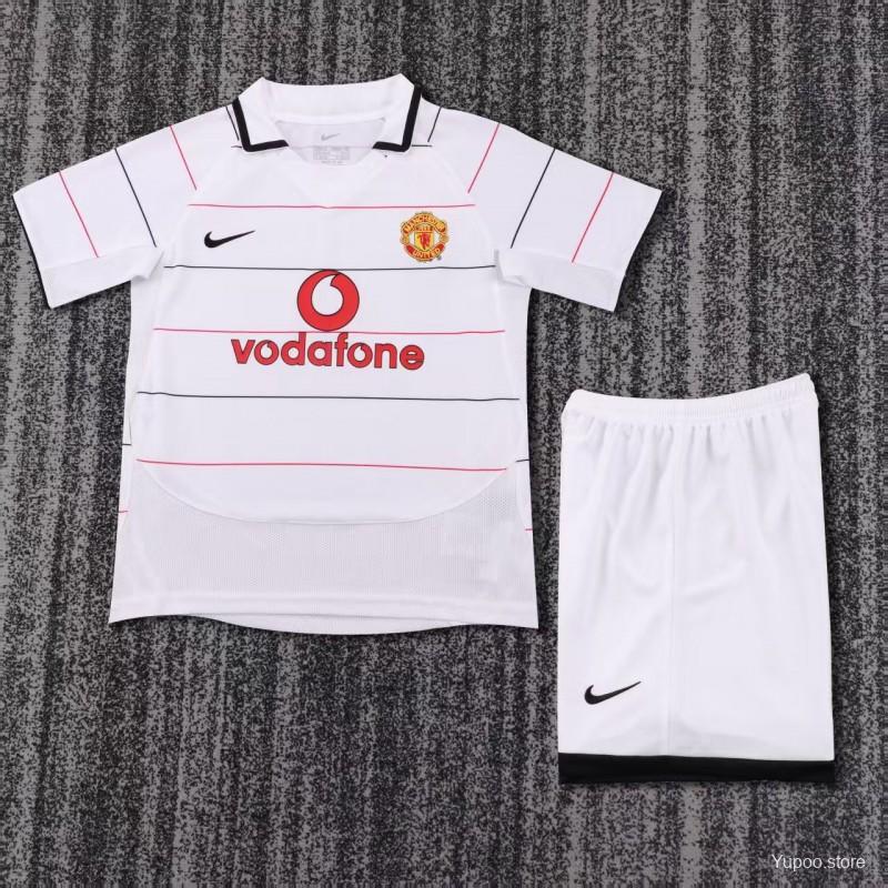 03/05 Manchester United Away Retro Football Shirt ( Kids Kit )