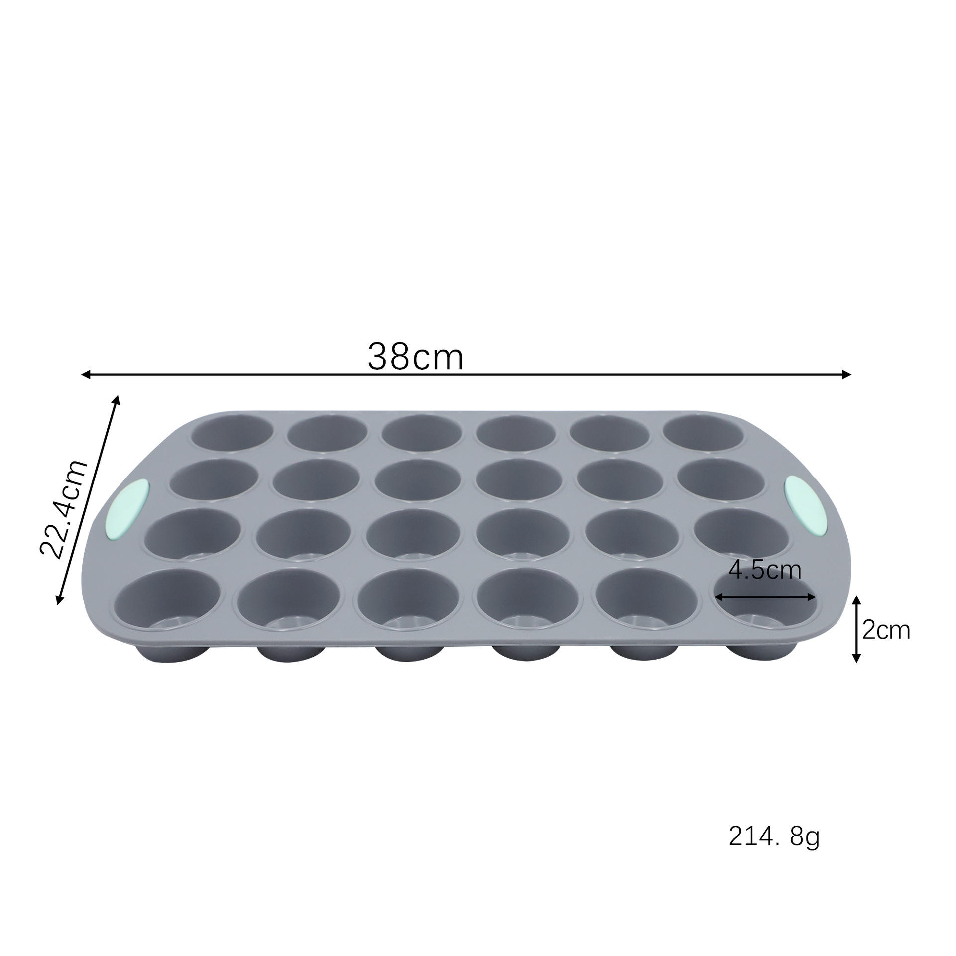 Non-Stick Food Grade Silicone Baking Set, Heat Resistant Cake Mold & Tray
