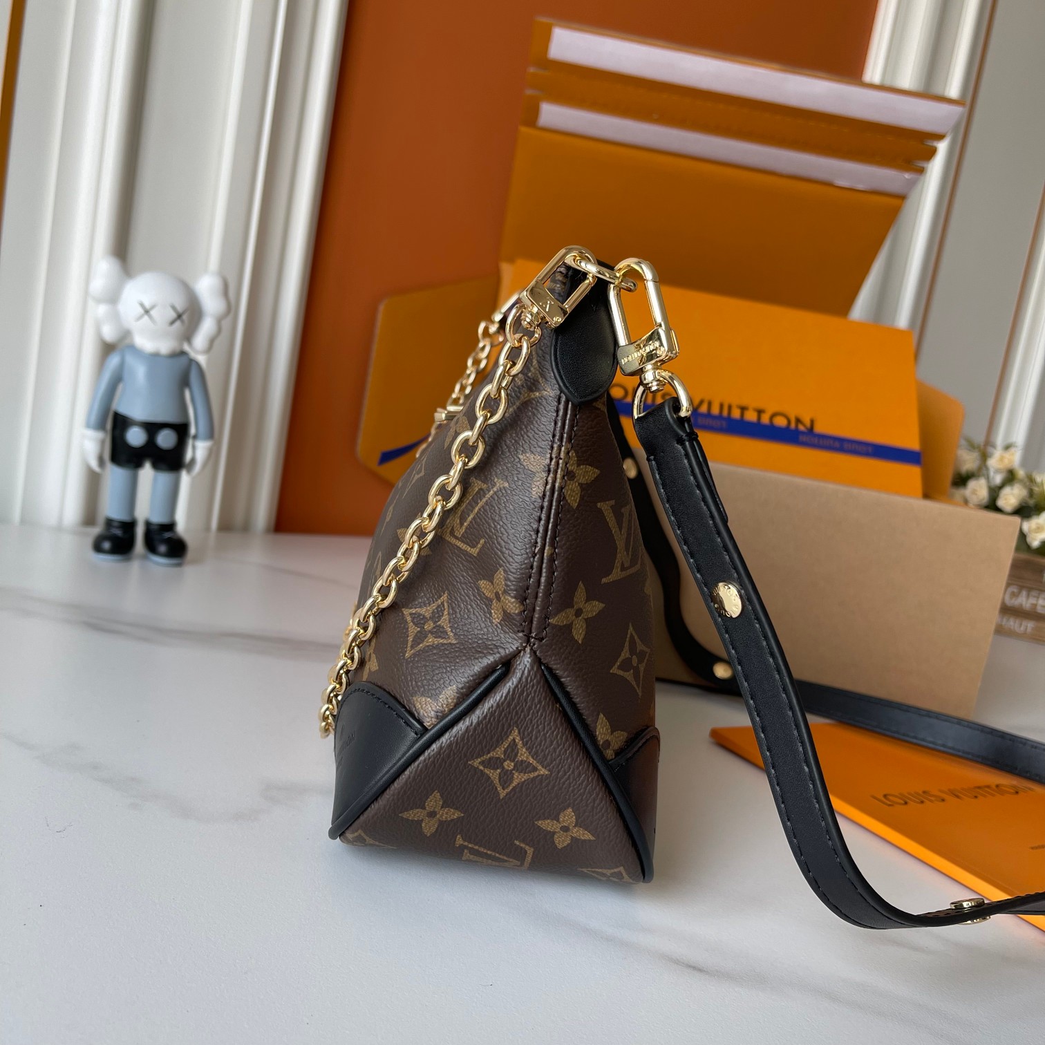 LV Monogram Black Odeon Small Handbag