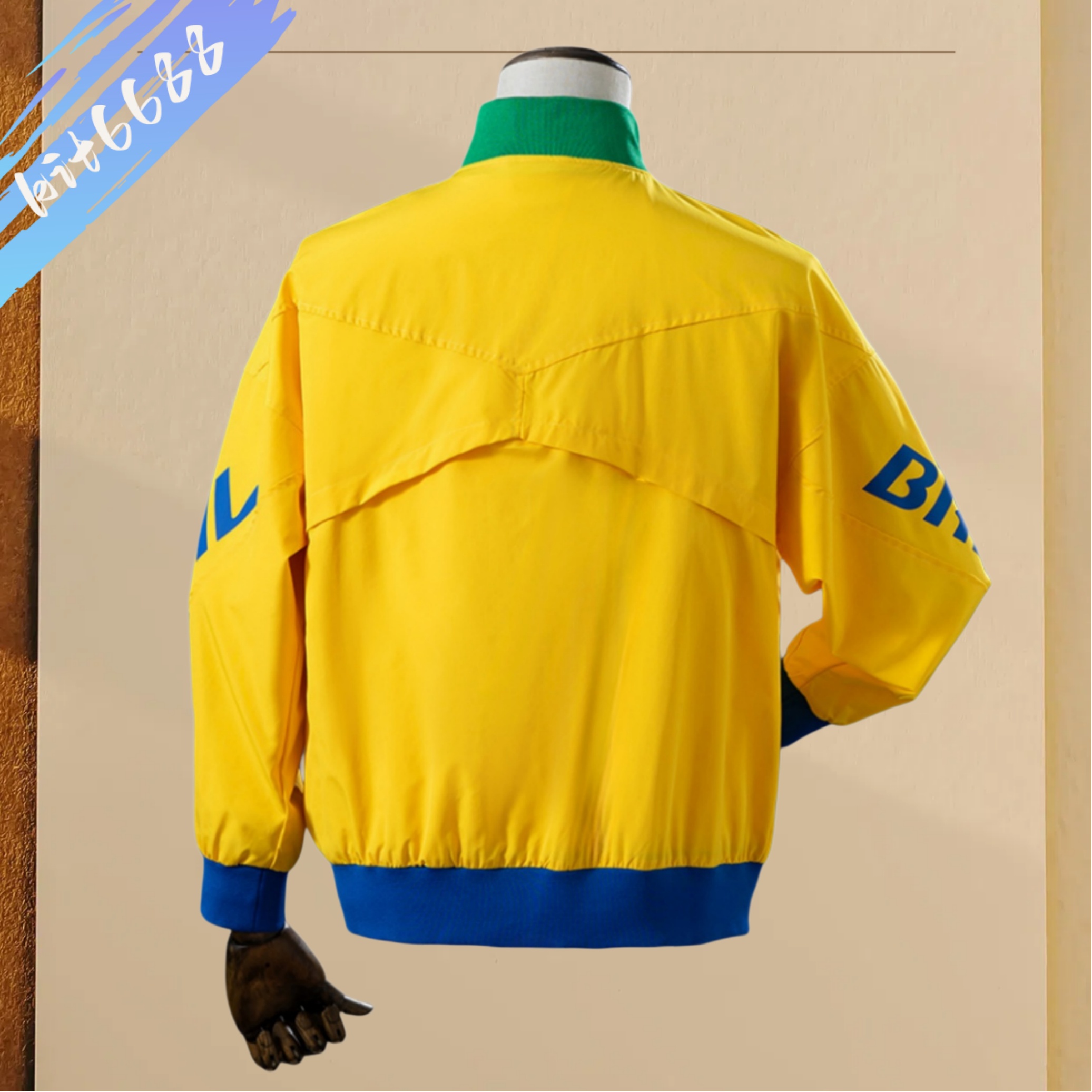 Brazil Centauro Sportswear Windbreaker Jacket Coat