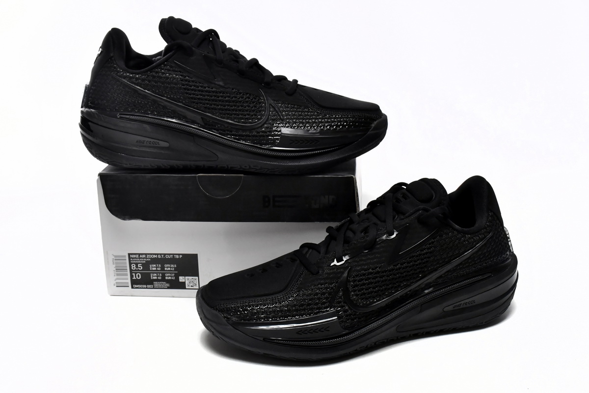 Nike Air Zoom G.T. Cut White Laser All Black DM5039- 002