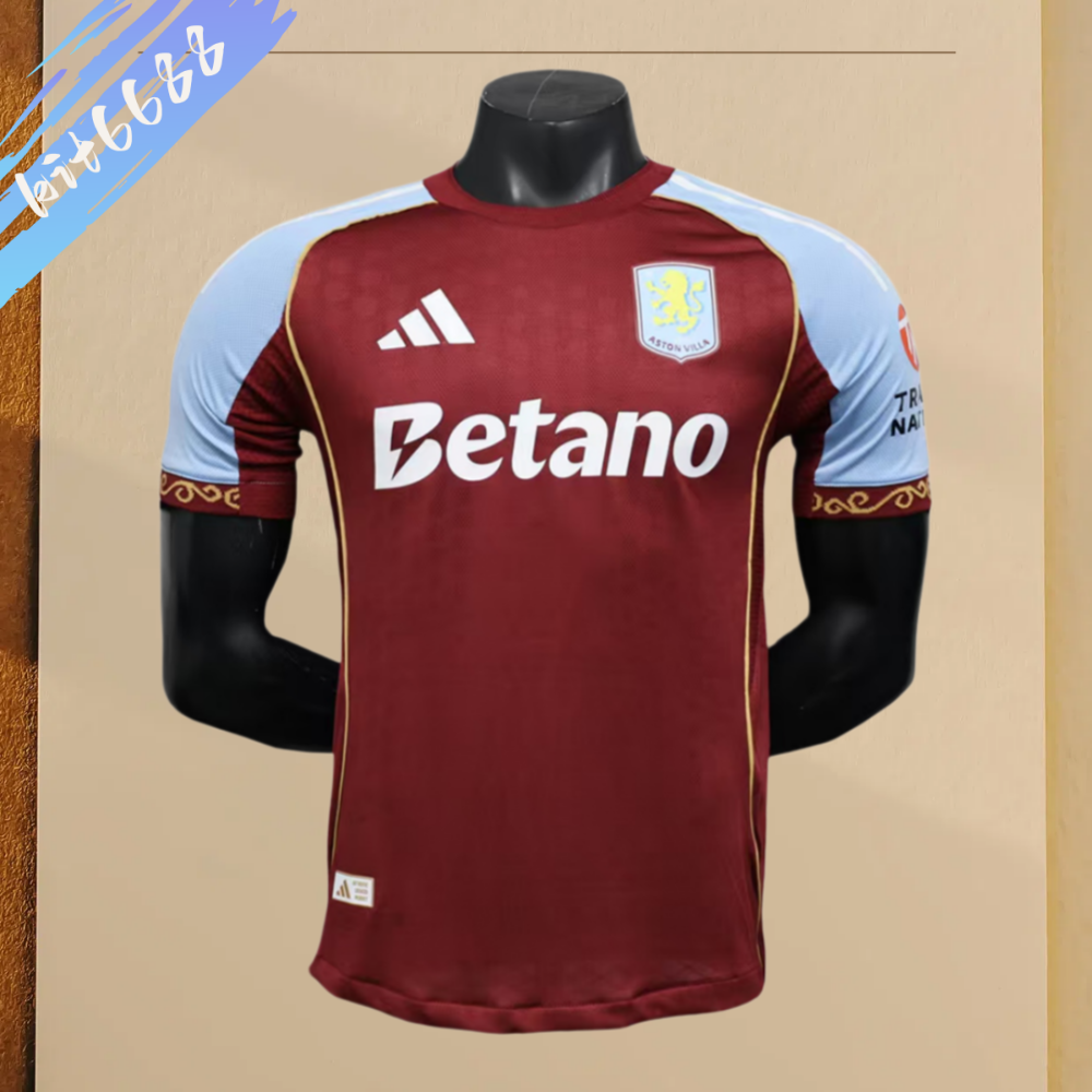 2025/2026 Aston Villa Home Football Shirt （Player）
