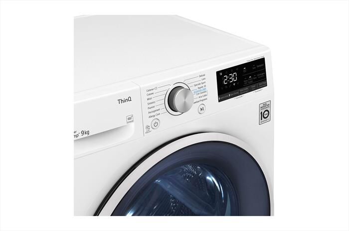 LG - Asciugatrice RH90V9AVHN 9Kg Classe C-Bianco
