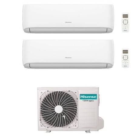 Condizionatore Hisense dual split hi-comfort 12000+18000 btu wifi inverter 3amw52u4rjc a++