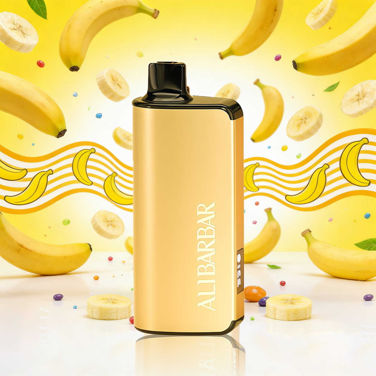 ALIBARBAR INGOT 9000 PUFFS –BANANA BUZZ