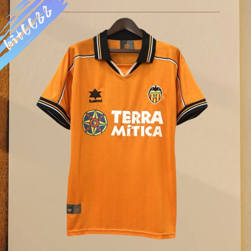 1999/2000 Valencia Away Retro Football Shirt