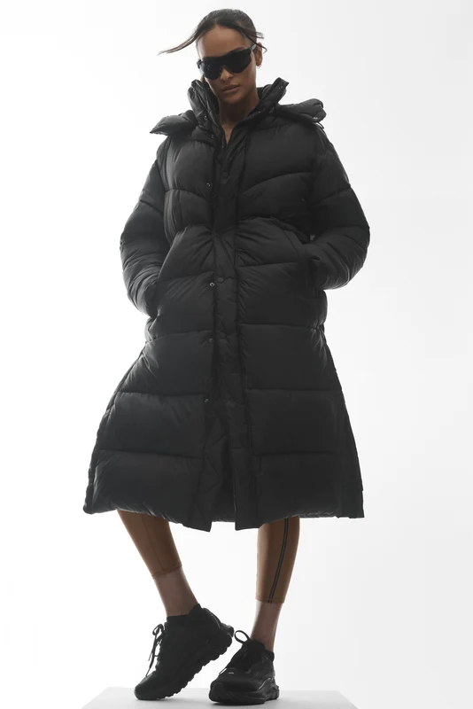 Gold Rush Puffer Trench