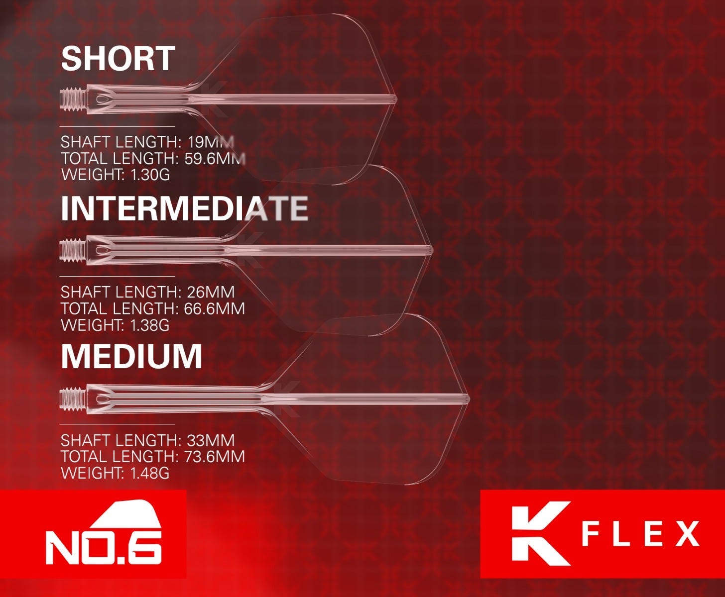 K-Flex No.6 Multipack - Black/Clear/White