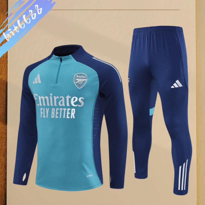 25/26 Arsenal Half Pull Training Uniform (adult Kids Kit)
