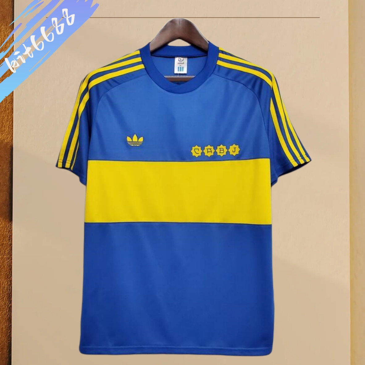 1981 Boca Home Retro Football Shirt (Retro)
