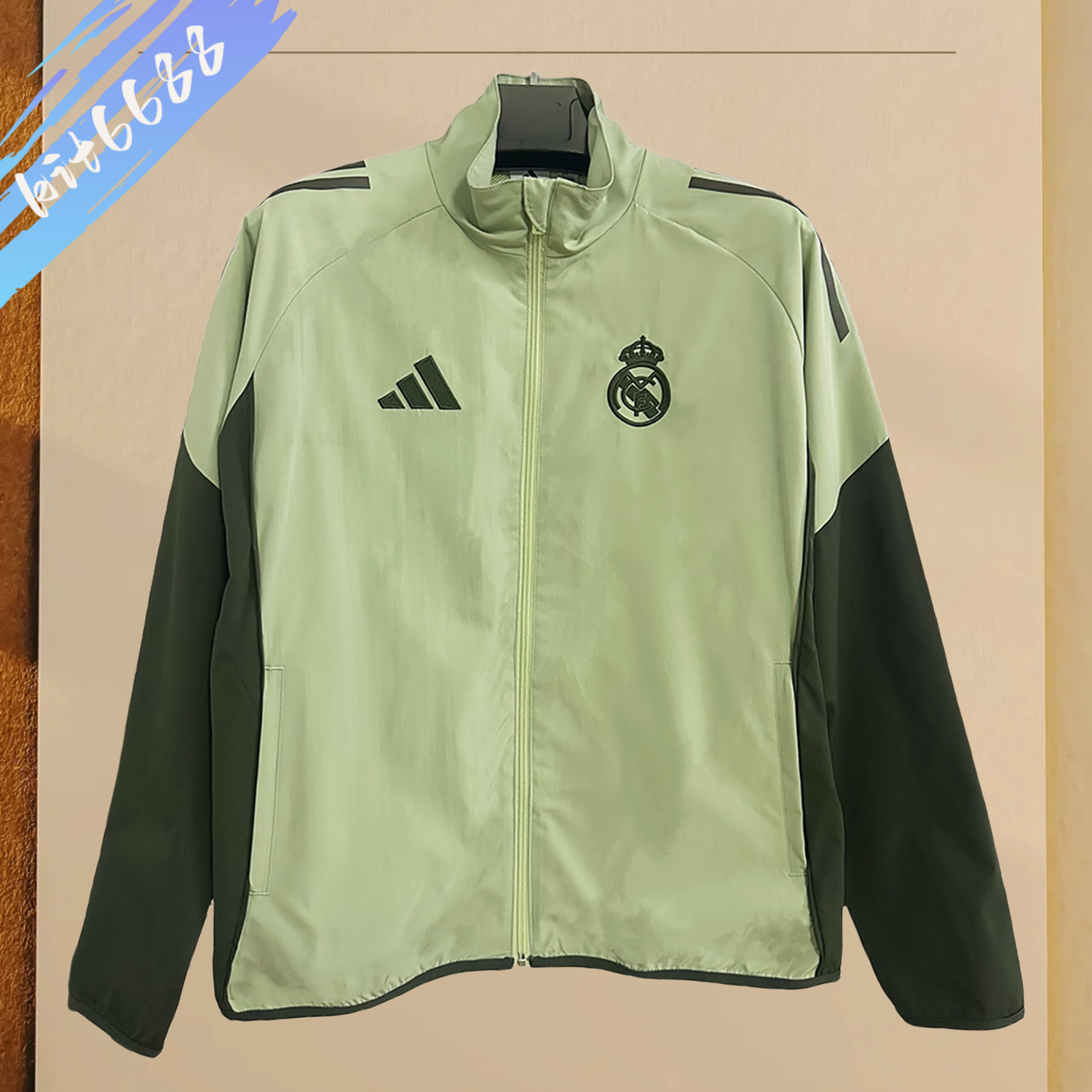 2025/2026 Real Madrid Embroidered Football Windbreaker