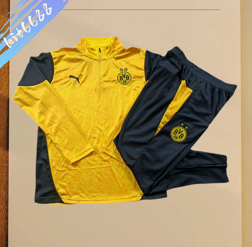 2026/2027 Dortmund Half-Zip Tracksuit (Adult Kit)