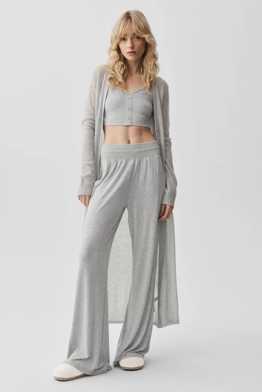 Sheer Cashmere Long Cardigan